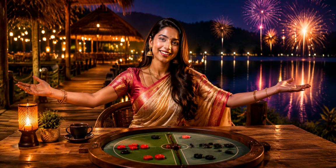 Enjoying online lottery on an evening in Sylhet